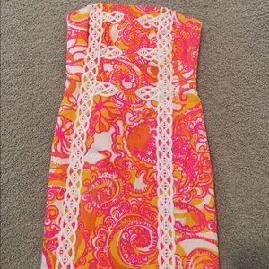 Strapless Lily Pulitzer dress. Size 0